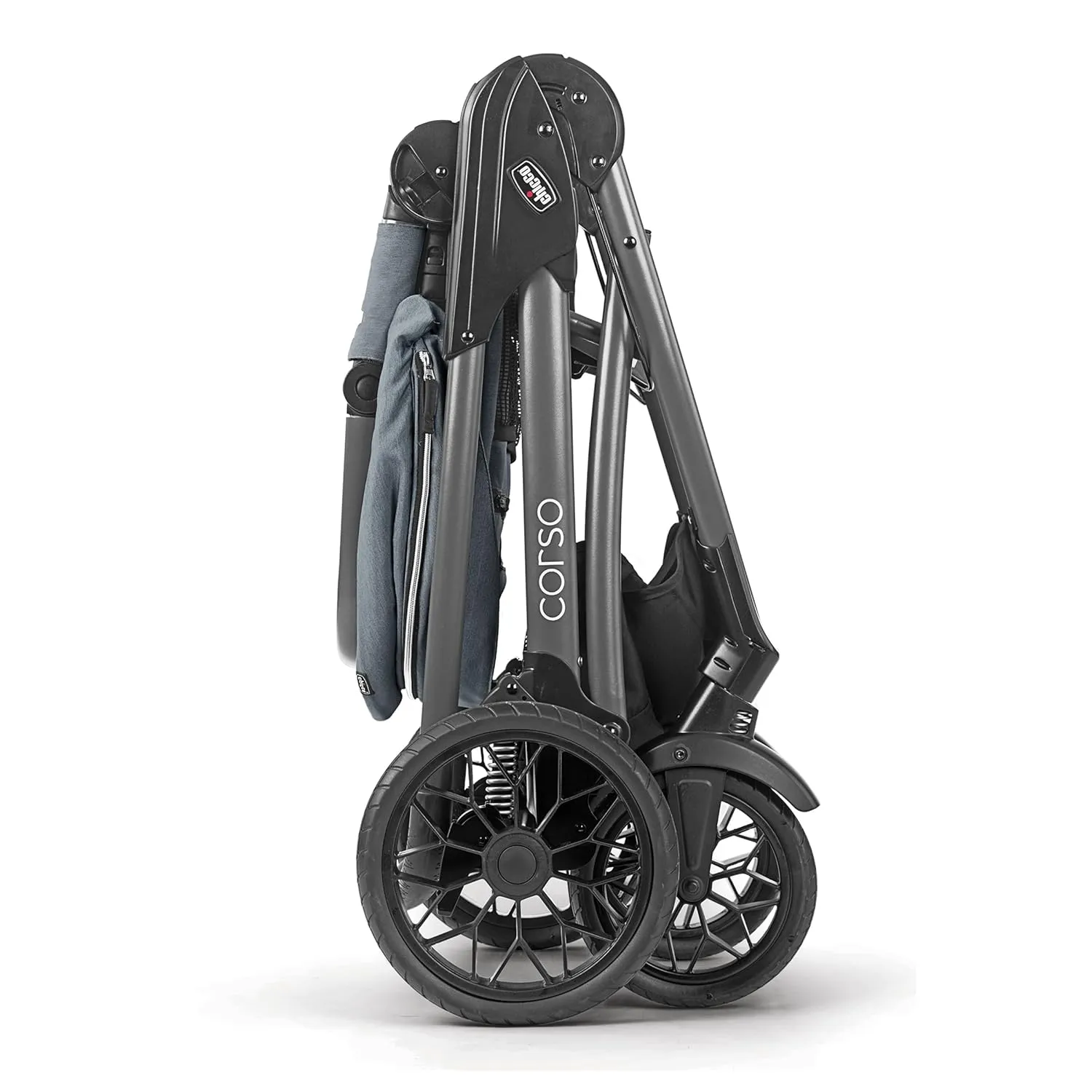 Chicco Corso Modular Quick-Fold Stroller - Staccato | Black