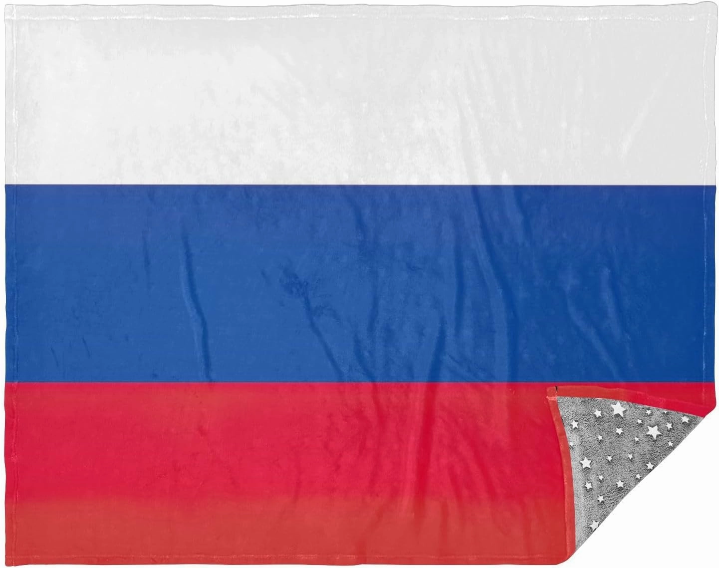 CHIFIGNO Russia Flag Outdoor Blankets, Insulation Blanket, Warm Outdoor Blanket, 70x55in