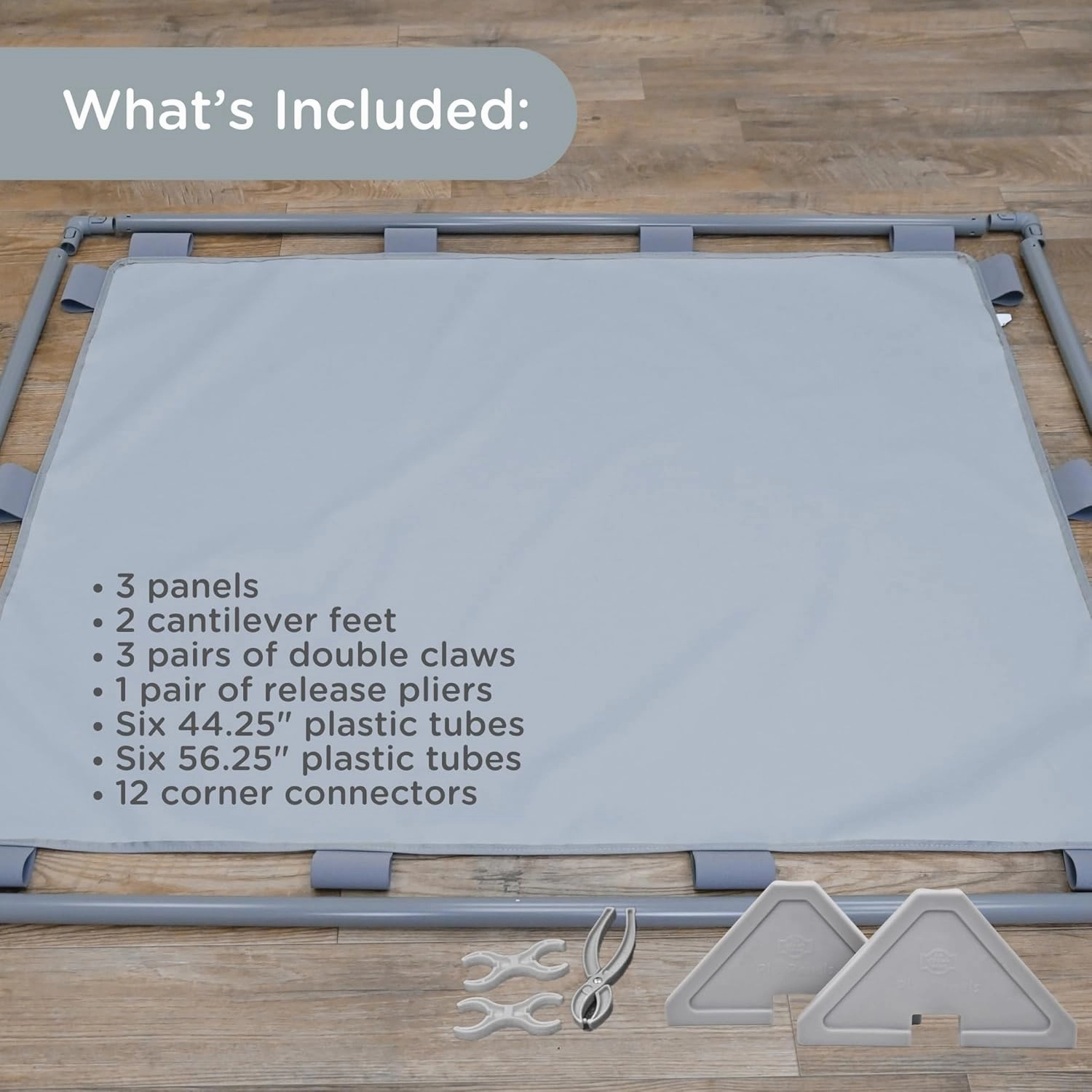 Children's Factory Big Screen PlayPanel - Set of 3, Kids Room Divider, Classroom Privacy Screen, Cantilever Feet Included, Elements