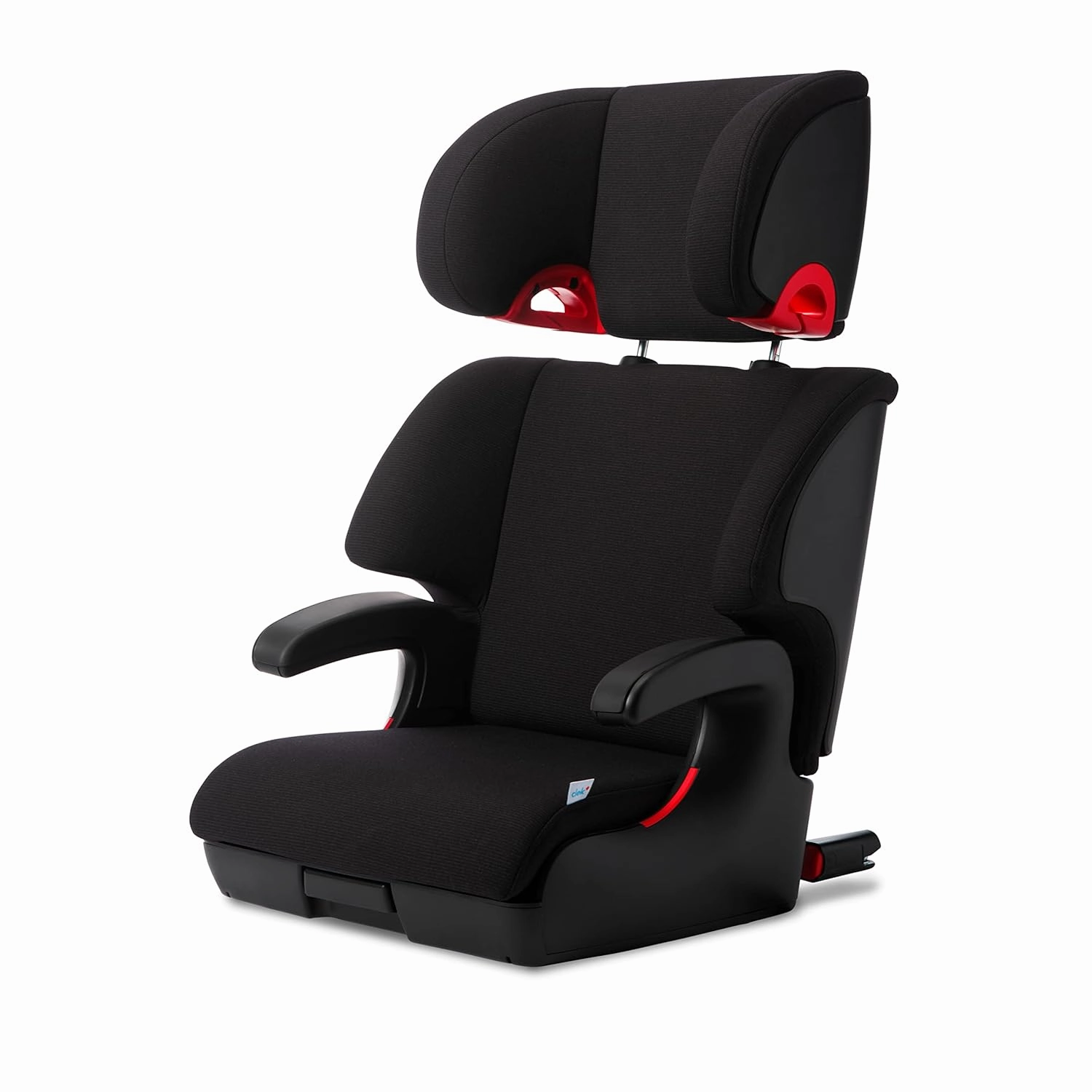 Clek Oobr High Back Booster Seat with Adjustable Headrest Bundle - Includes Clek Drink-Thingy Baby Car Seat Cup Holder for Foonf & Fllo Models