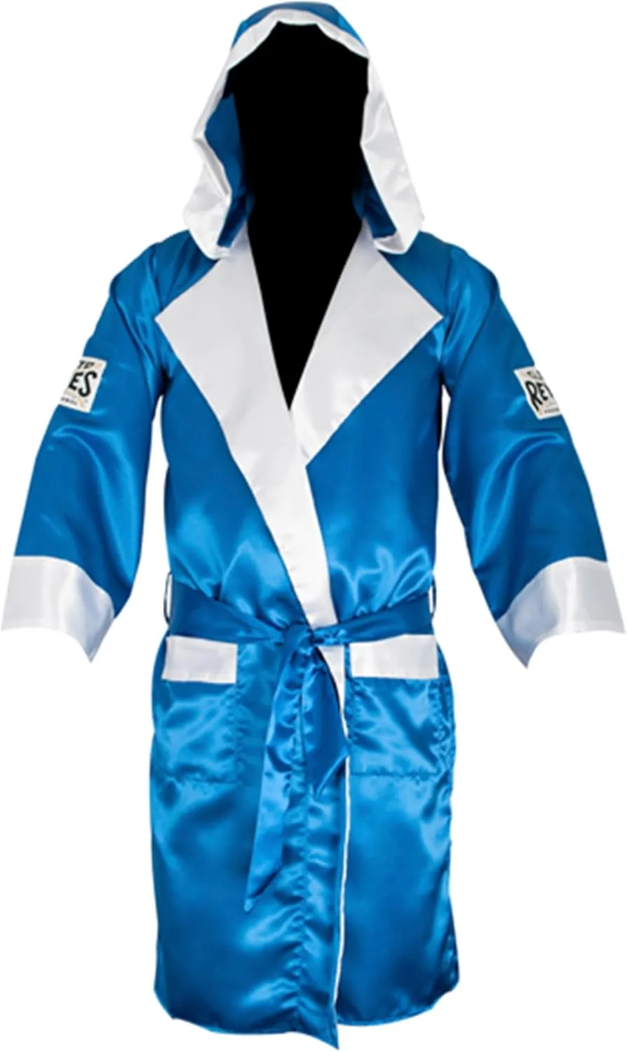 CLETO REYES Satin Boxing Robe with Hood for Men and Women, Adult Unisex Competition Uniform Apparel Clothes