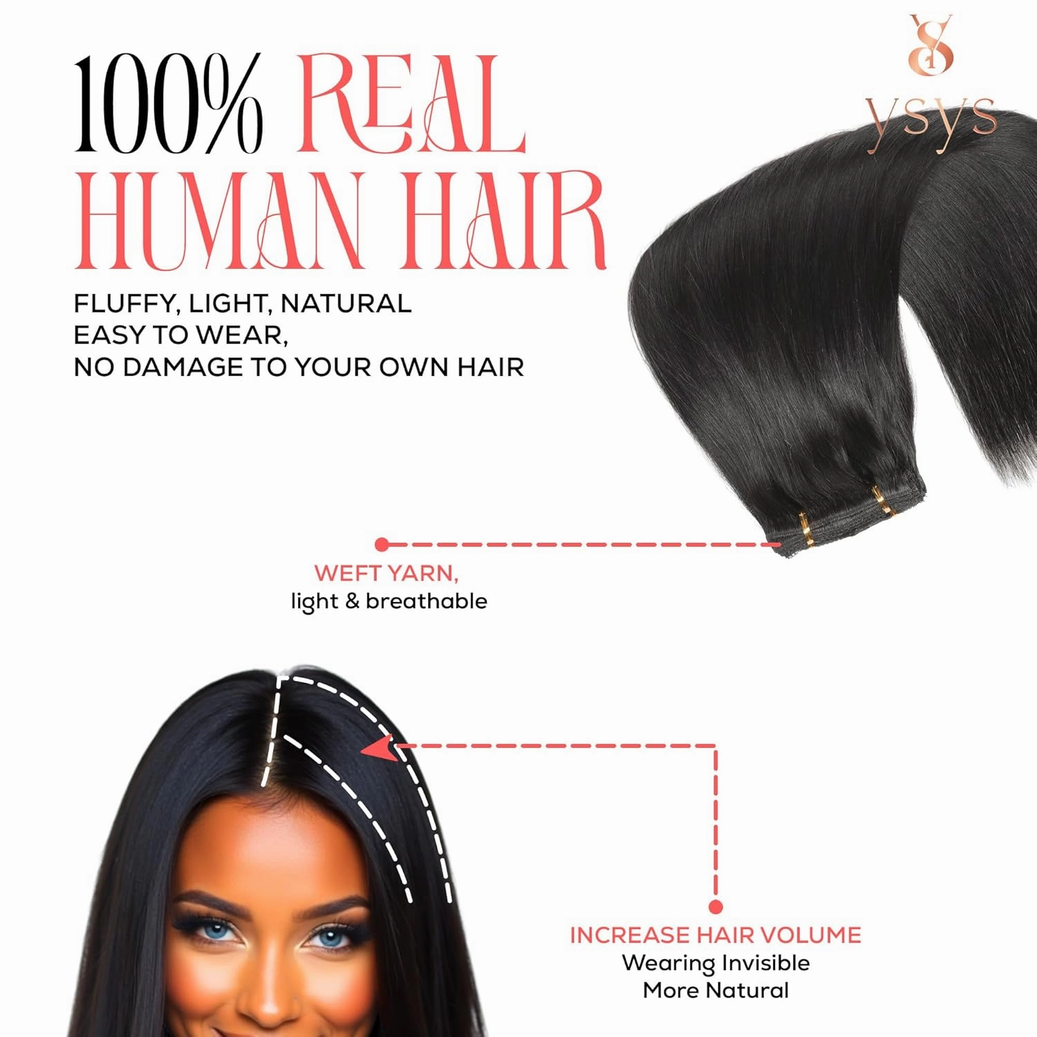 Clip in Hair Extensions - 100% Human Hair Remy Hair Extensions for Women - 7 Pieces, 120g Seamless Clip ins for Extra Volume/Style - Natural Straight (Natural Color #1B., 18 inches)