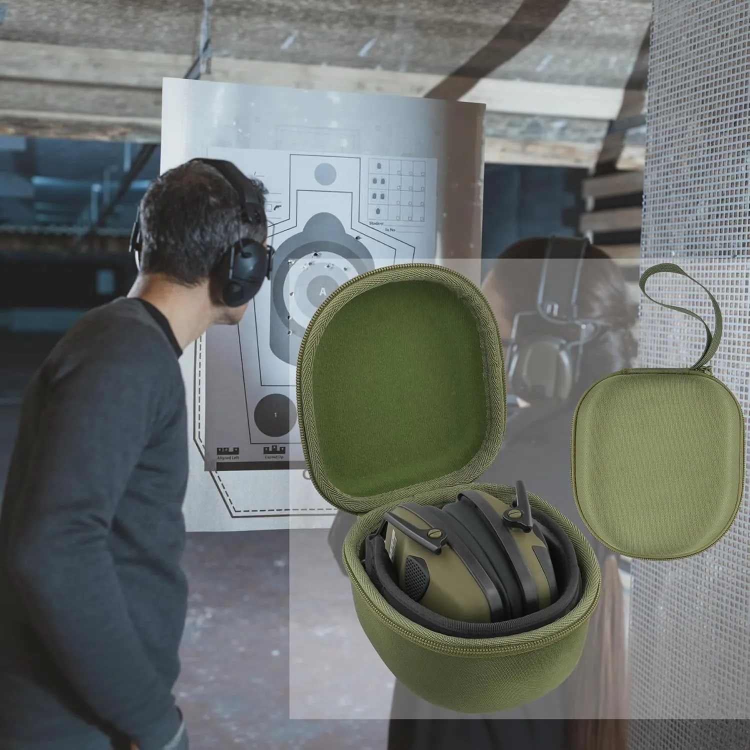 co2CREA for PROHEAR 066/016/030/030 2.0/036 Electronic Ear Protection Hearing Protection Muffs and Shooting Glasses