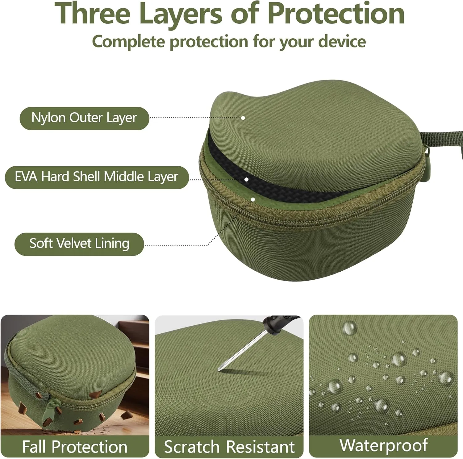 co2CREA for PROHEAR 066/016/030/030 2.0/036 Electronic Ear Protection Hearing Protection Muffs and Shooting Glasses