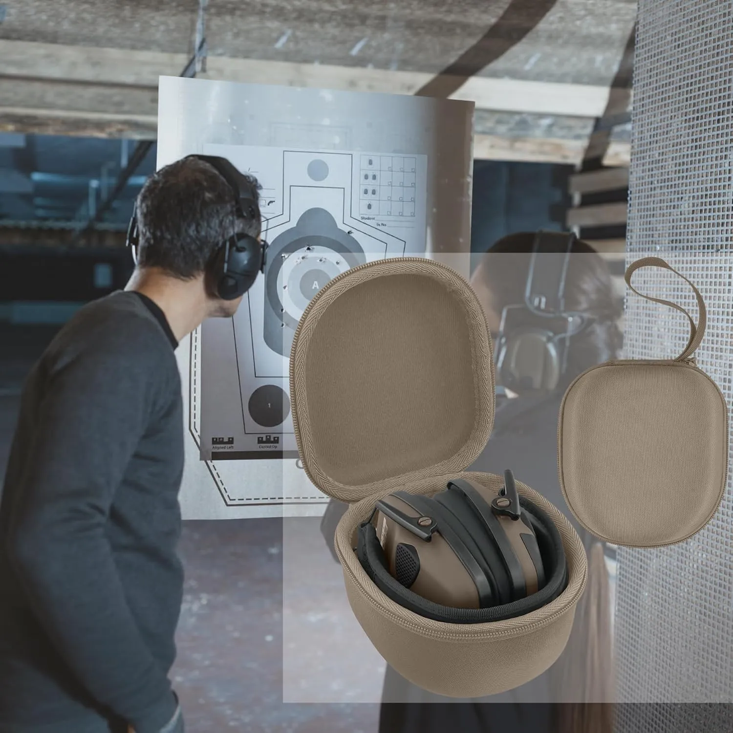 co2CREA for PROHEAR 066/016/030/030 2.0/036 Electronic Ear Protection Hearing Protection Muffs and Shooting Glasses