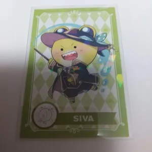 Colorful Peach Starry Night Wish for Peach Trading Card Shiva Holo