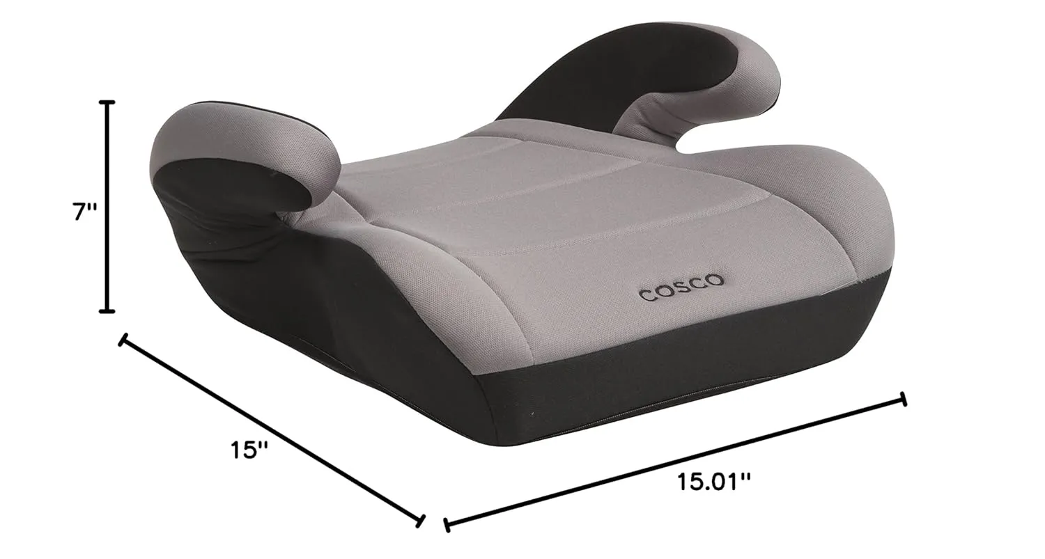 Cosco Topside Backless Booster Car Seat, Lightweight Booster Seats for Cars 40-100 lbs, Backless Booster Seat for Car, Leo