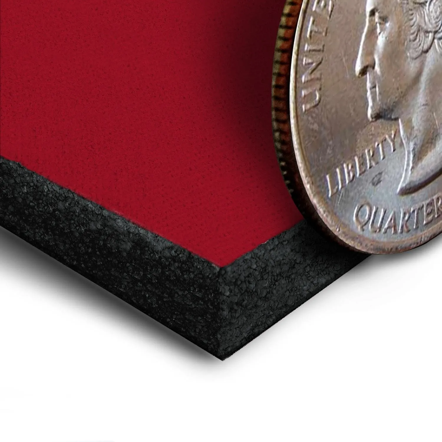 Coverking Custom Fit Front 40/20/40 Seat Cover for Select Dodge Dakota Models - Neosupreme (Red with Black Sides)