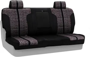 Coverking Custom Fit Seat Cover for Select Ford Models - Saddleblanket with Neosupreme Trim (Black)