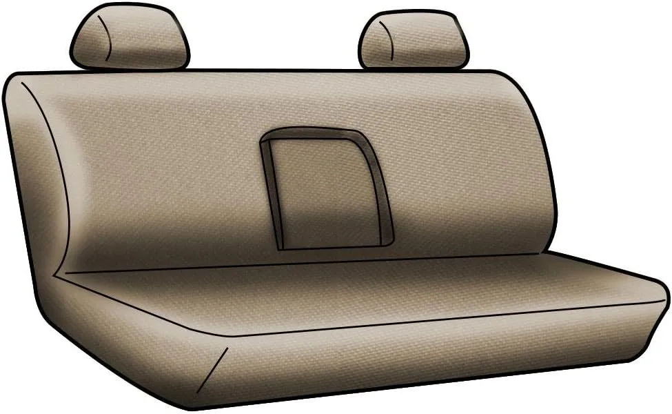 Coverking Custom Fit Seat Cover for Select Ford Models - Saddleblanket with Neosupreme Trim (Black)