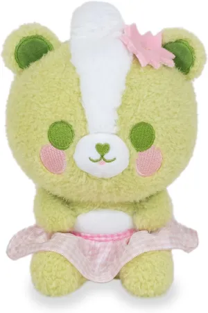 Cuddle Barn PlushGoals - Lil Series Sweetie The Grassy Skunk Kawaii Cute Plush Toy, 6 inches