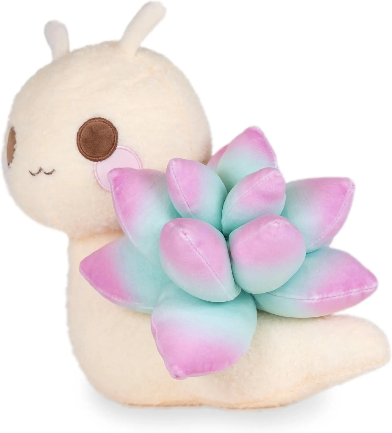 Cuddle Barn PlushGoals - Sage The Succulent Snail Kawaii Cute Plush Toy, 10 inches