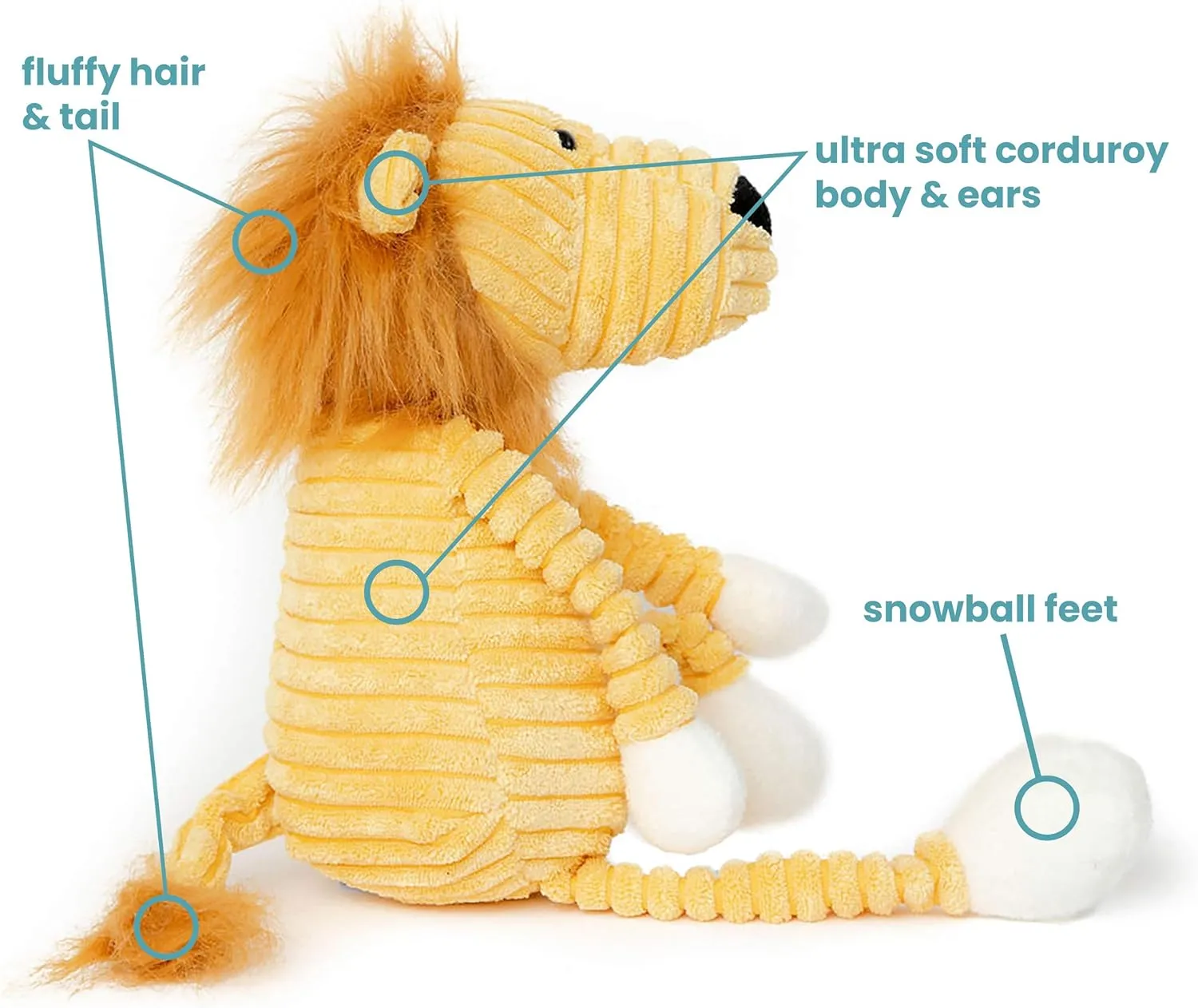 Cute Stuffed Animal Pillow Lion Plush Toy Pillow Kawaii Plushies with Squishy Plush Pillow Cute Plushies for Girls and Boys Squishmallow