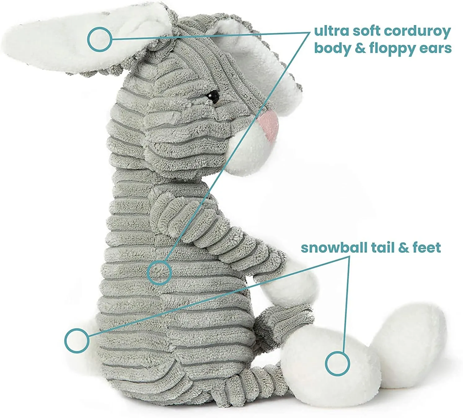 Cute Stuffed Animal Pillow Rabbit Plush Toy Pillow Kawaii Plushies with Squishy Plush Pillow Cute Plushies for Girls and Boys Squishmallow
