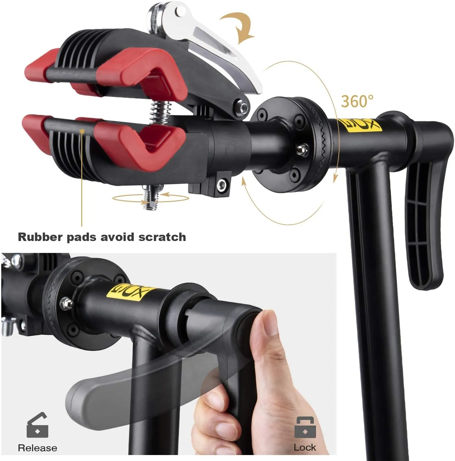 CXWXC Bike Repair Stand - Bike Stand for Maintenance Workstand - Bike Repair Stand Shop Home Mechanics for Mountain Bike and Road Bike