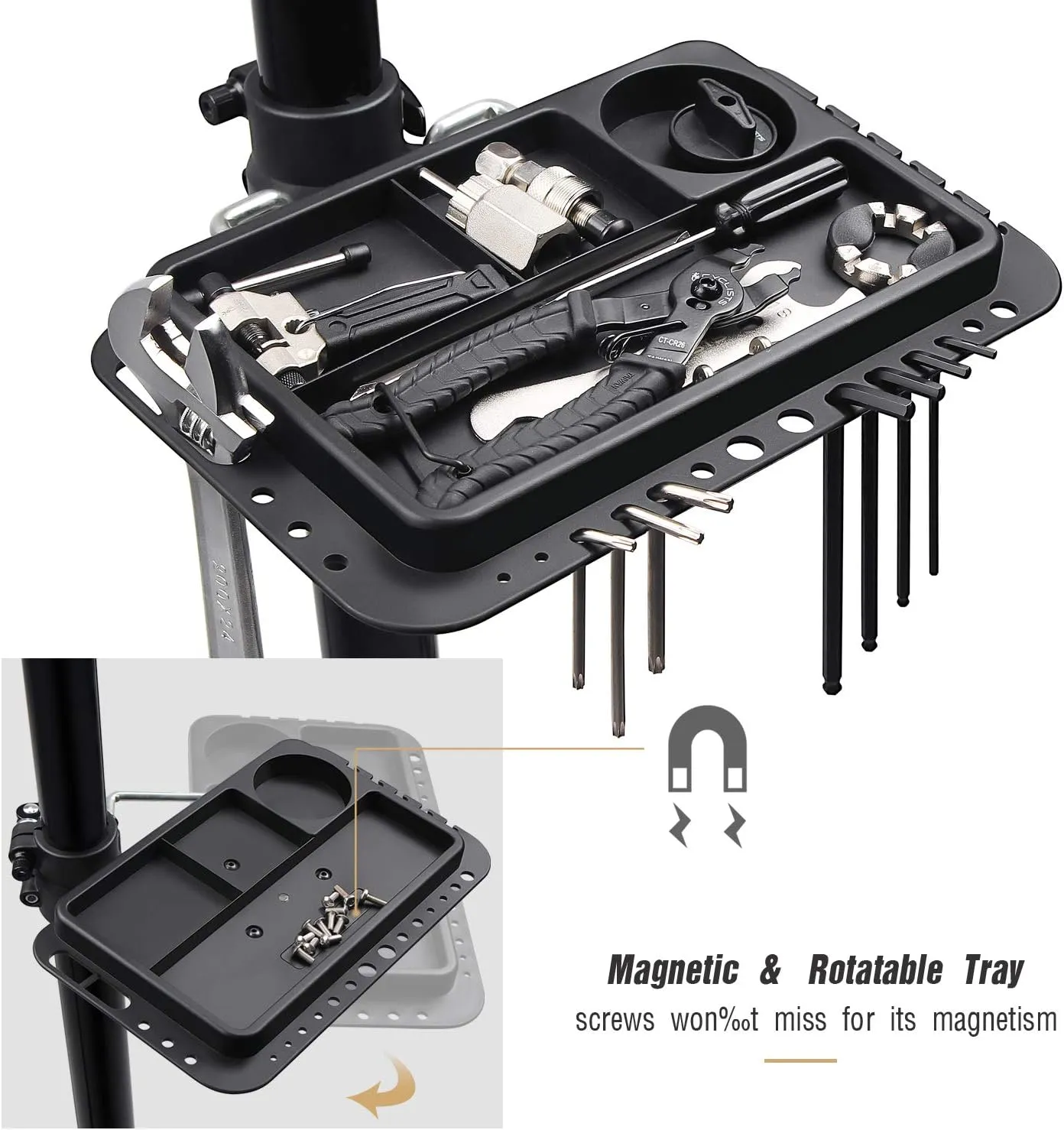 CXWXC Bike Repair Stand -Shop Home Bicycle Mechanic Maintenance Rack- Whole Aluminum Alloy- Height Adjustable (rs100)