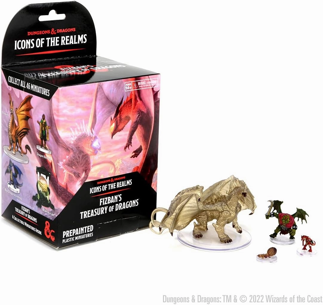 D&D Icons of the Realms: Fizban's Treasury of Dragons 8 Ct. Booster Brick (Set 22)