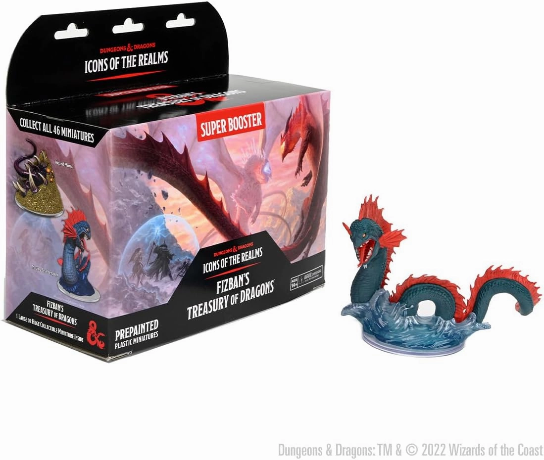 D&D Icons of the Realms: Fizban's Treasury of Dragons 8 Ct. Booster Brick (Set 22)