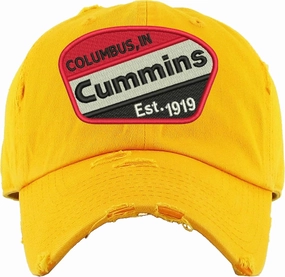 Dad Hat Cummins Engines Vintage Car Lovers Distressed Cap