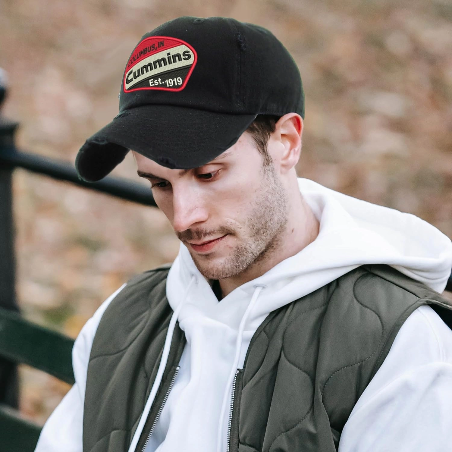 Dad Hat Cummins Engines Vintage Car Lovers Distressed Cap