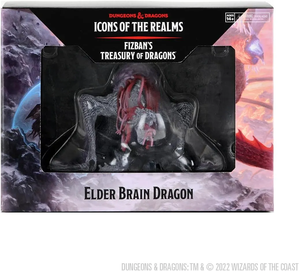 D&D Icons of the Realms: Fizban's Treasury of Dragons (Set 22) - Elder Brain Dragon