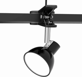 deeloop Clip on Light 5W Ultra Bright 330° Rotation Book Reading Clip on Lamp for Bed/Bedside Headboard/Table/Bunk/Desk Lighting Black