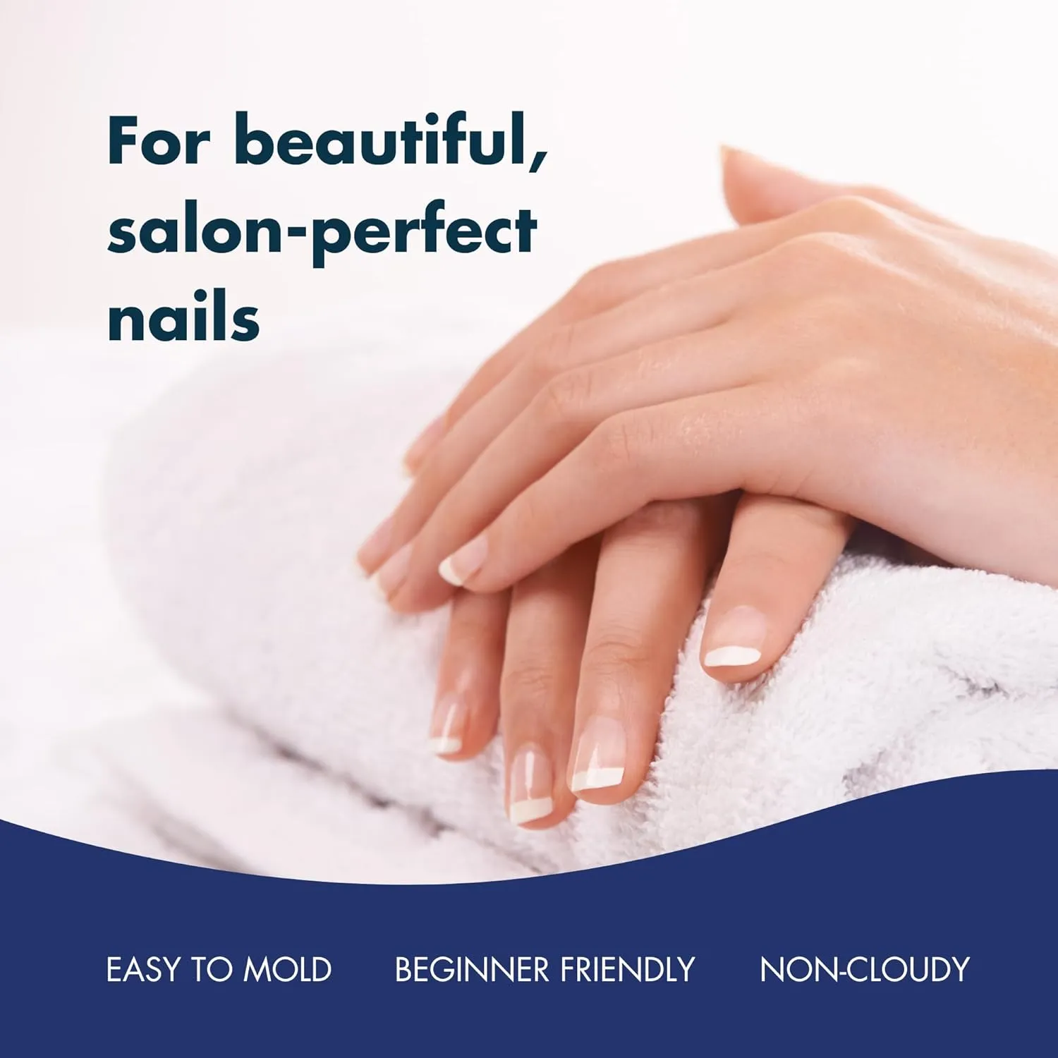 DeEnti Acrylic Nail Powder, 2oz Medium Pink, Long Lasting Salon Quality, Bubble Free Professional Manicures, Nail Art, Fake Nails, Dip, Carving & Extensions