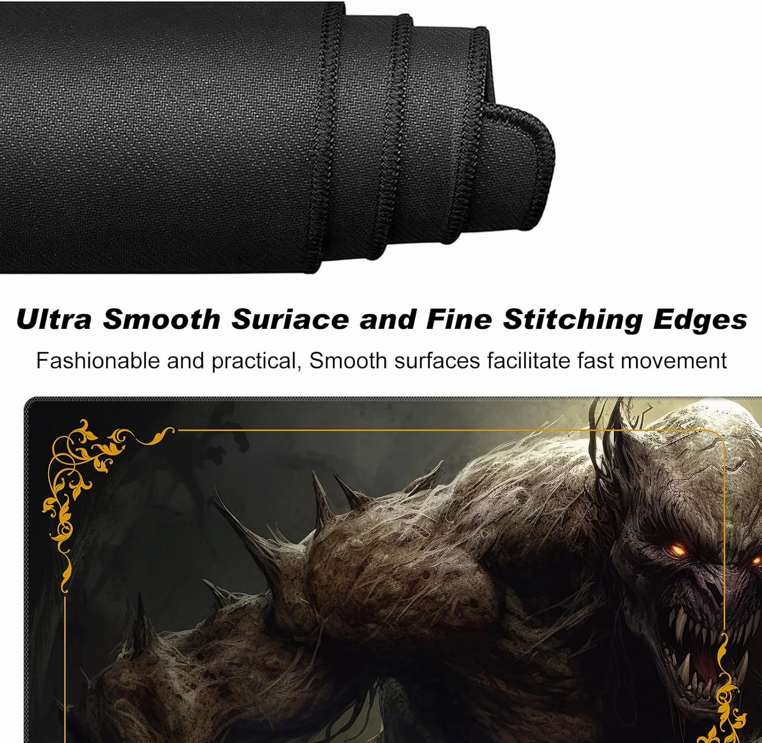 DEGDFSGR for MTG Playmat with Zones 27.5" x 15.74" for TCG Playmat Non-Slip Rubber Base Commander Playmat for Magic The Gathering Playmat Iorcana Trading Card Game, Sunshine Fairy Tale Forest