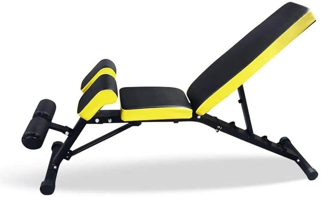 Deluxe Foldable Utility Weight Bench Adjustable Sit Up AB Incline Bench Gym Equipment