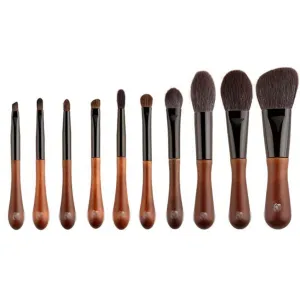 DFHBFG 10 Makeup Brush Sets Animal Hair Makeup Brushes For Professional Makeup Artists Makeup(As the picture shows,D)