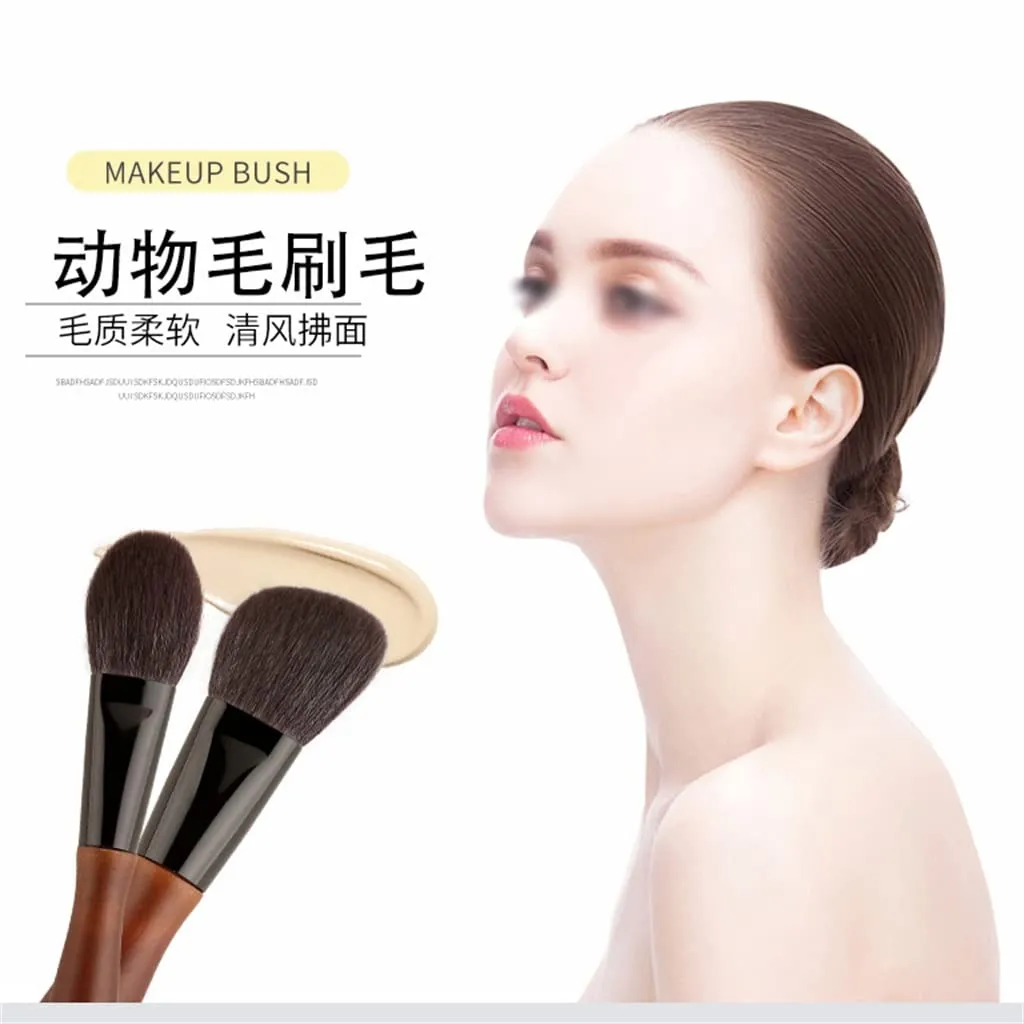 DFHBFG 10 Makeup Brush Sets Animal Hair Makeup Brushes For Professional Makeup Artists Makeup(As the picture shows,D)