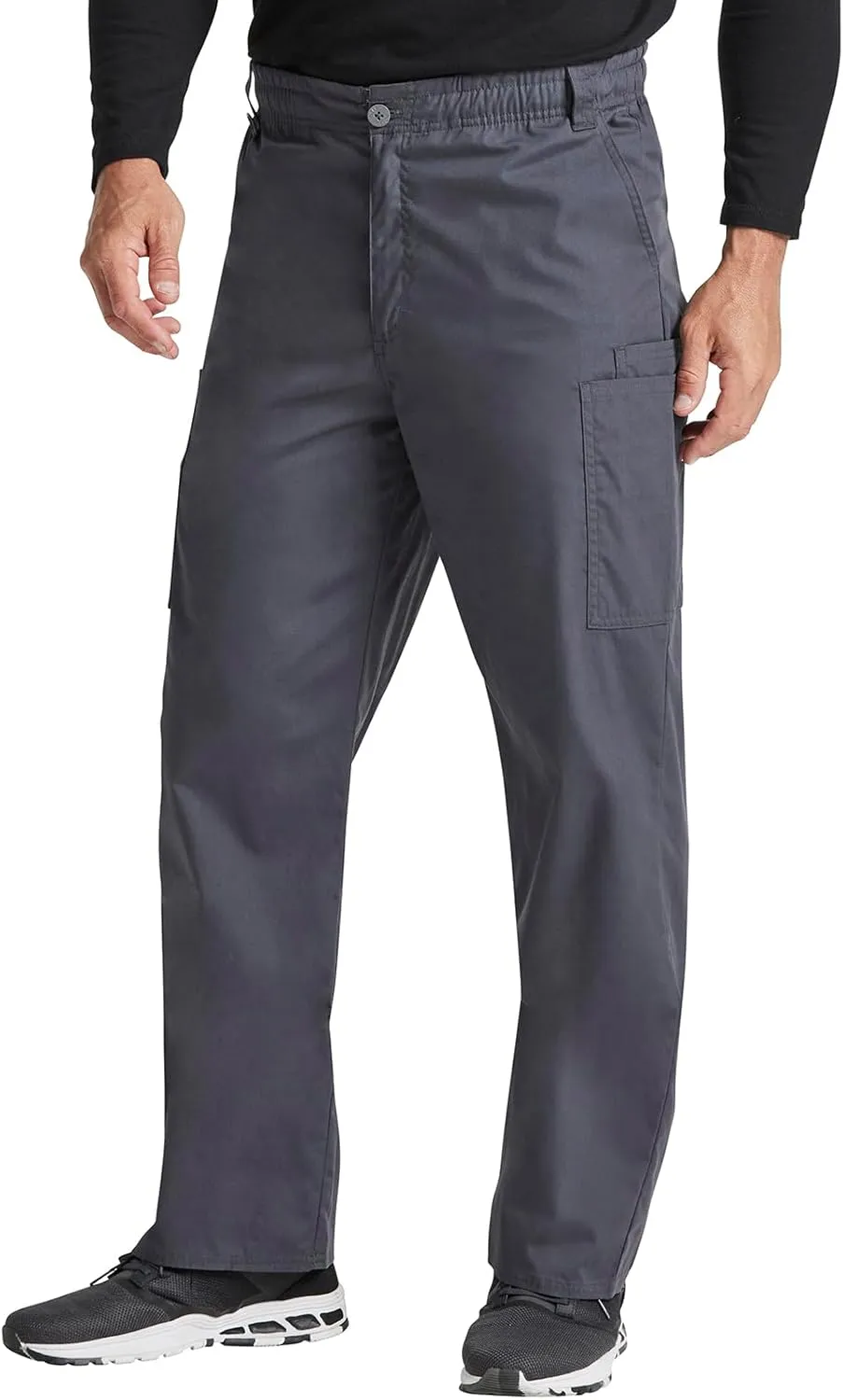 Dickies Men's Pull-On Pant with 7 Pockets Elastic Waistband with Button Closure 81006