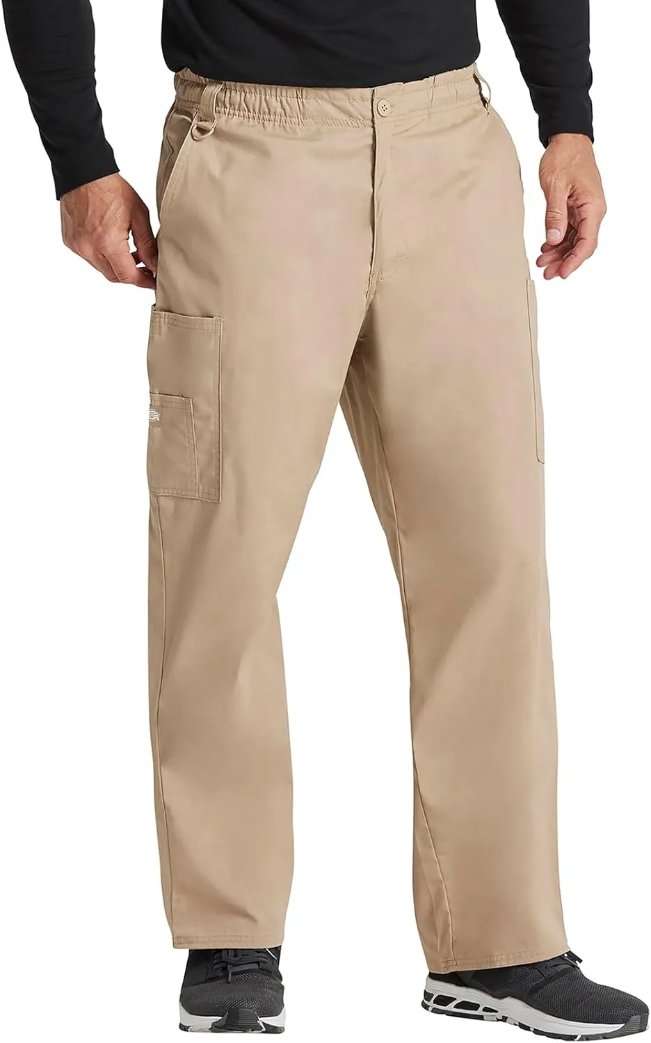 Dickies Men's Pull-On Pant with 7 Pockets Elastic Waistband with Button Closure 81006