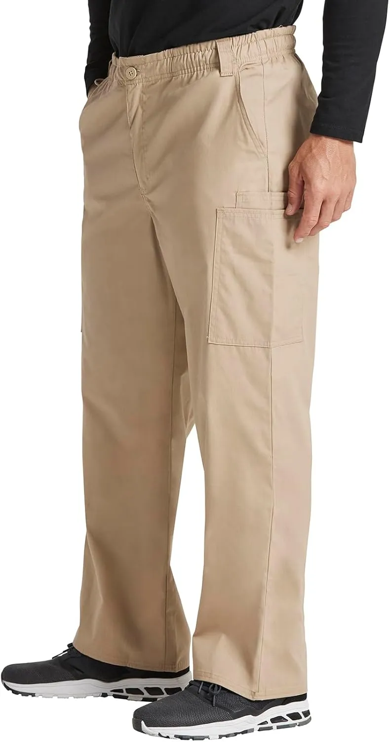 Dickies Men's Pull-On Pant with 7 Pockets Elastic Waistband with Button Closure 81006