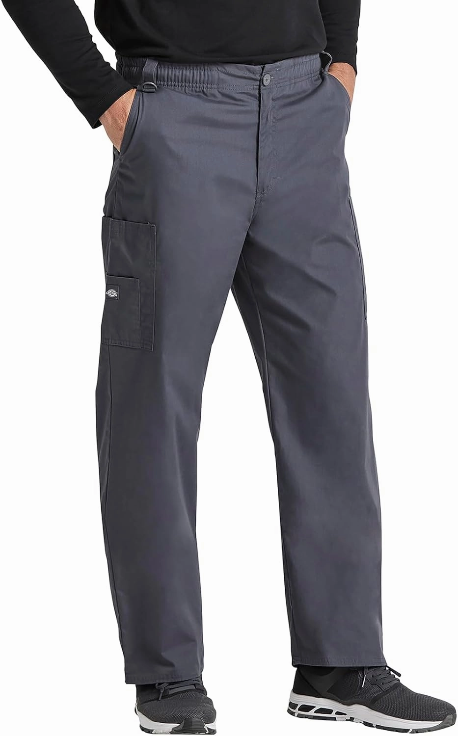 Dickies Men's Pull-On Pant with 7 Pockets Elastic Waistband with Button Closure 81006