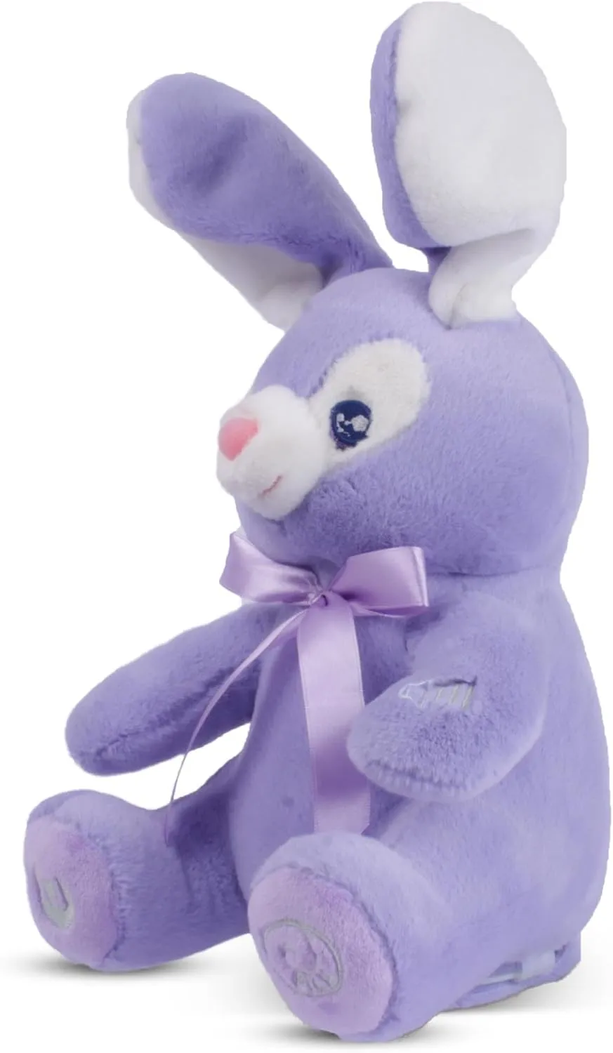 Dimple Bella Bunny Stuffed Animal - Animated Interactive Soft Bunny Plush Toy with Peek-a-Boo Feature and Singing Songs - Perfect Baby Stuffed Animal Gift for Ages 0 and Up, Purple