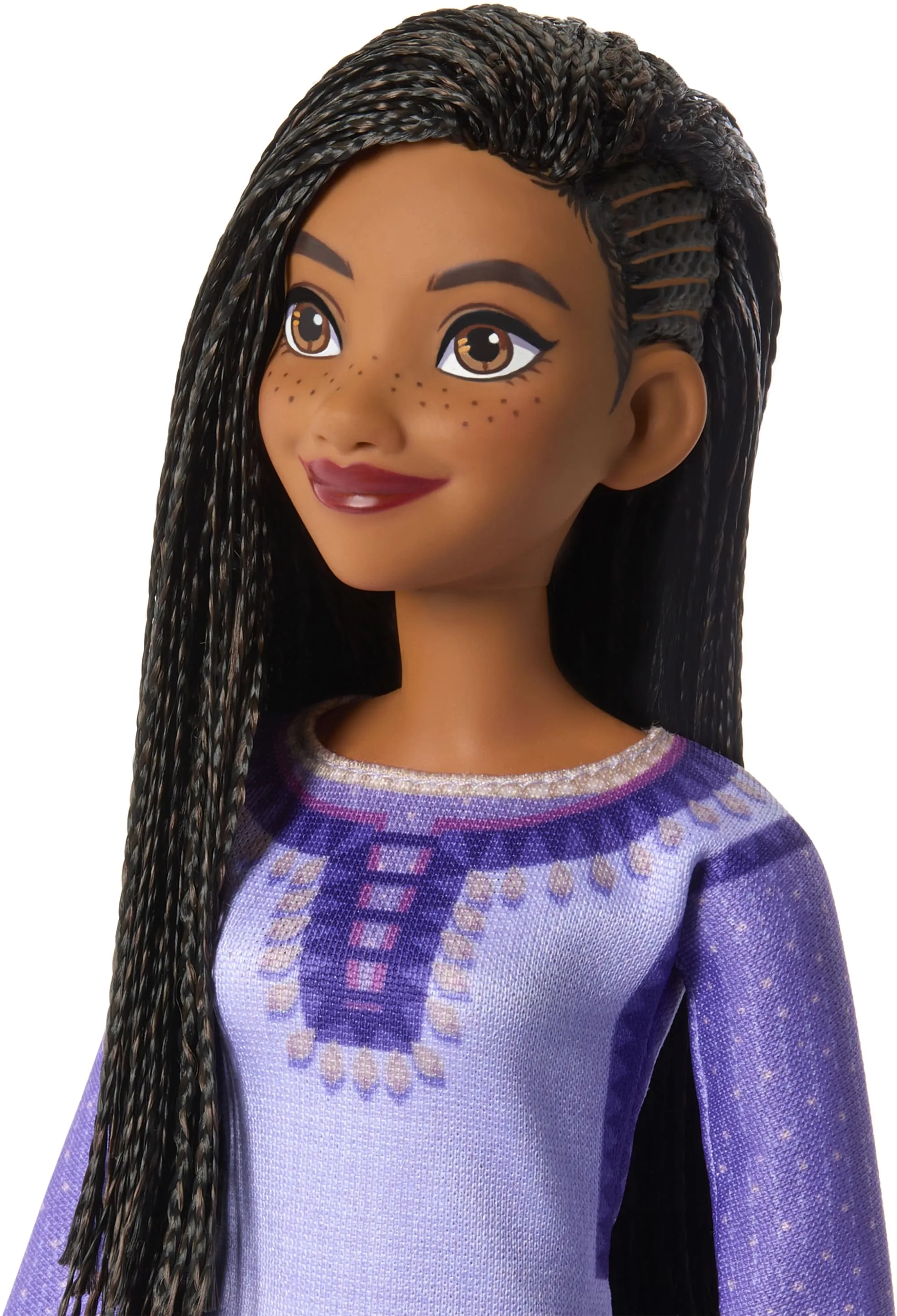 Disney's Wish Asha Of Rosas Posable Fashion Doll And Accessories