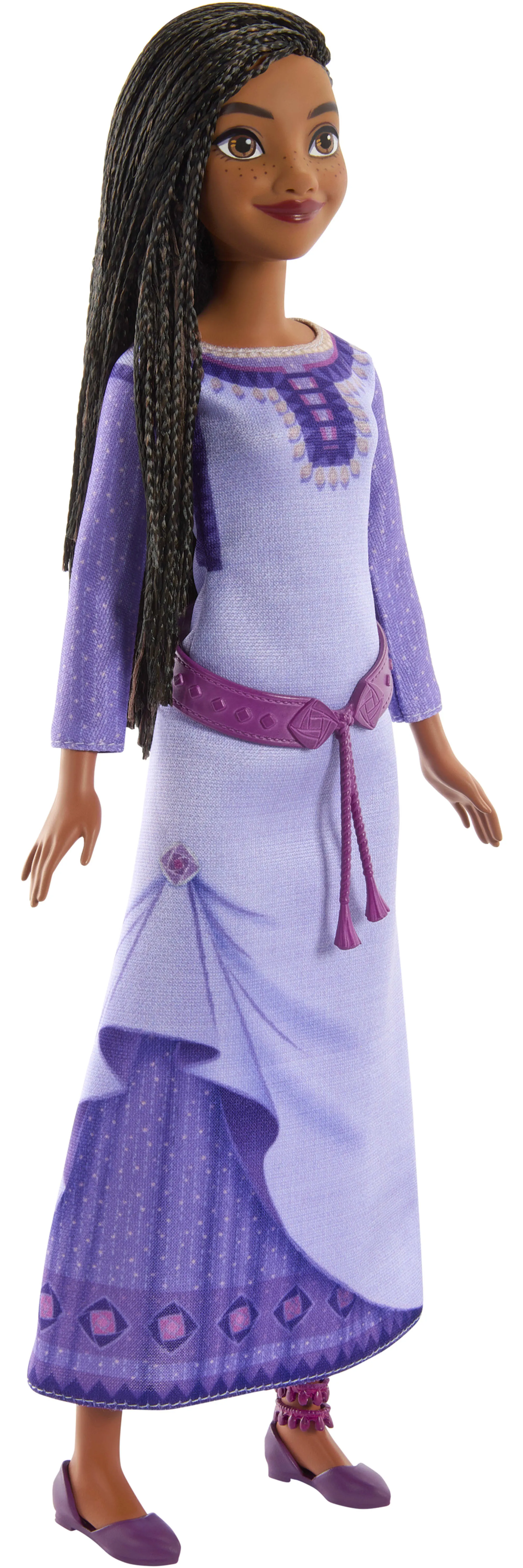 Disney's Wish Asha Of Rosas Posable Fashion Doll And Accessories