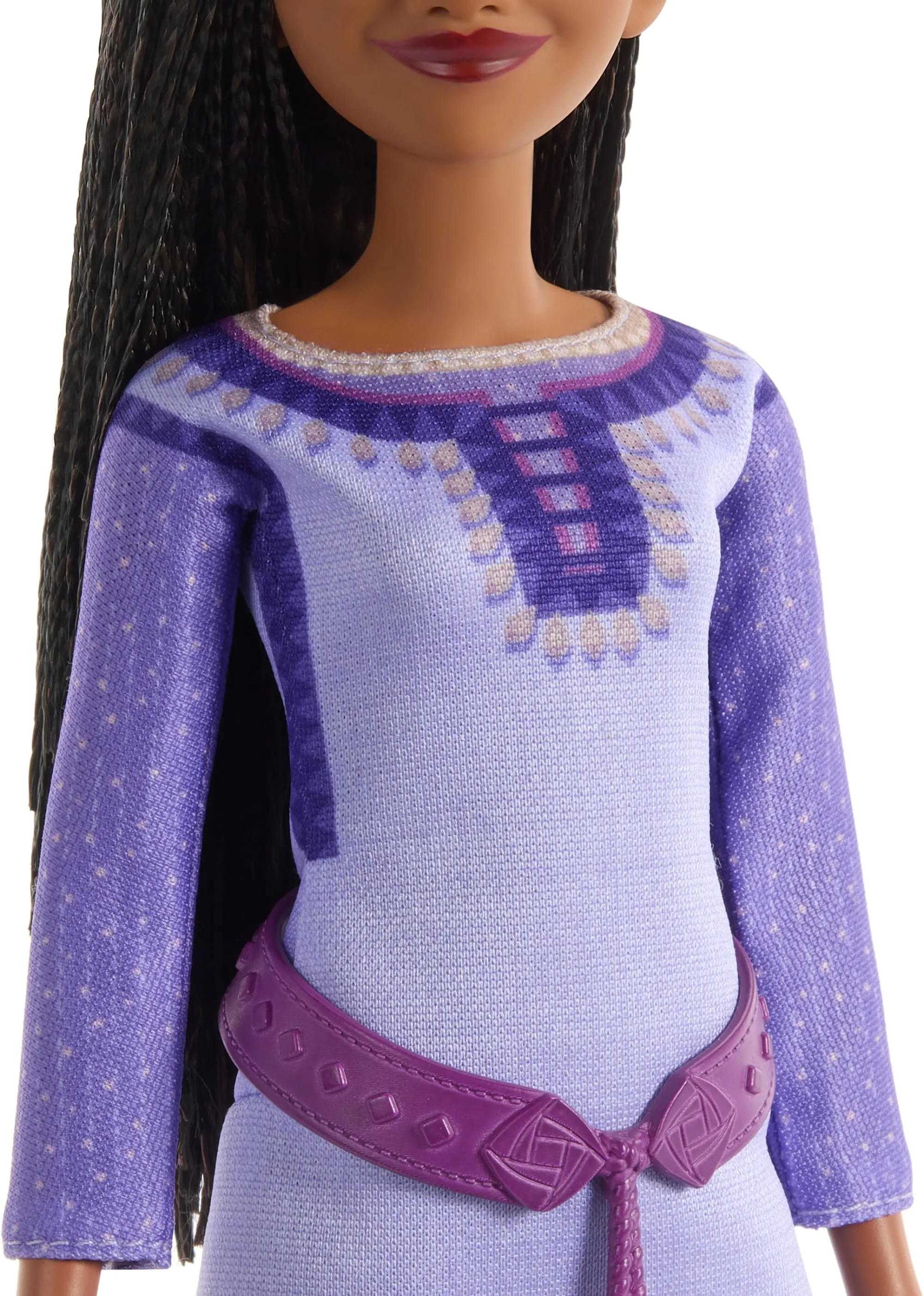 Disney's Wish Asha Of Rosas Posable Fashion Doll And Accessories