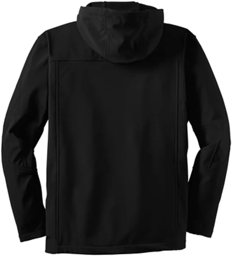 Dodge Demon Hooded Soft Shell Jacket – Water Resistant, Breathable, Embroidered in Detroit by DSC
