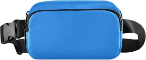 Dodger Blue Fanny Belt Bag Waist Packs Crossbody Bags Bum Bag for Running Hiking Travel Workout Adjustable Strap for Women Men