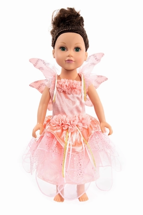 Doll Dress Rose Garden Fairy with Wings