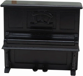 Dollhouse Miniature Upright Piano for Micro Gardening Home Decoration and Photography Miniature Accessory for Dollhouse Enthusiasts