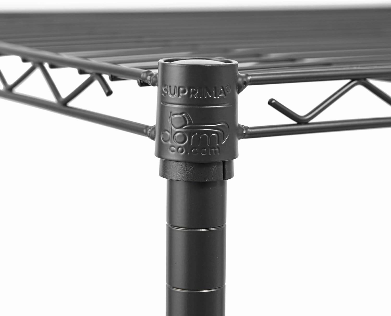 DormCo Over The Bed Shelf Supreme - Suprima® Adjustable Shelving - Black