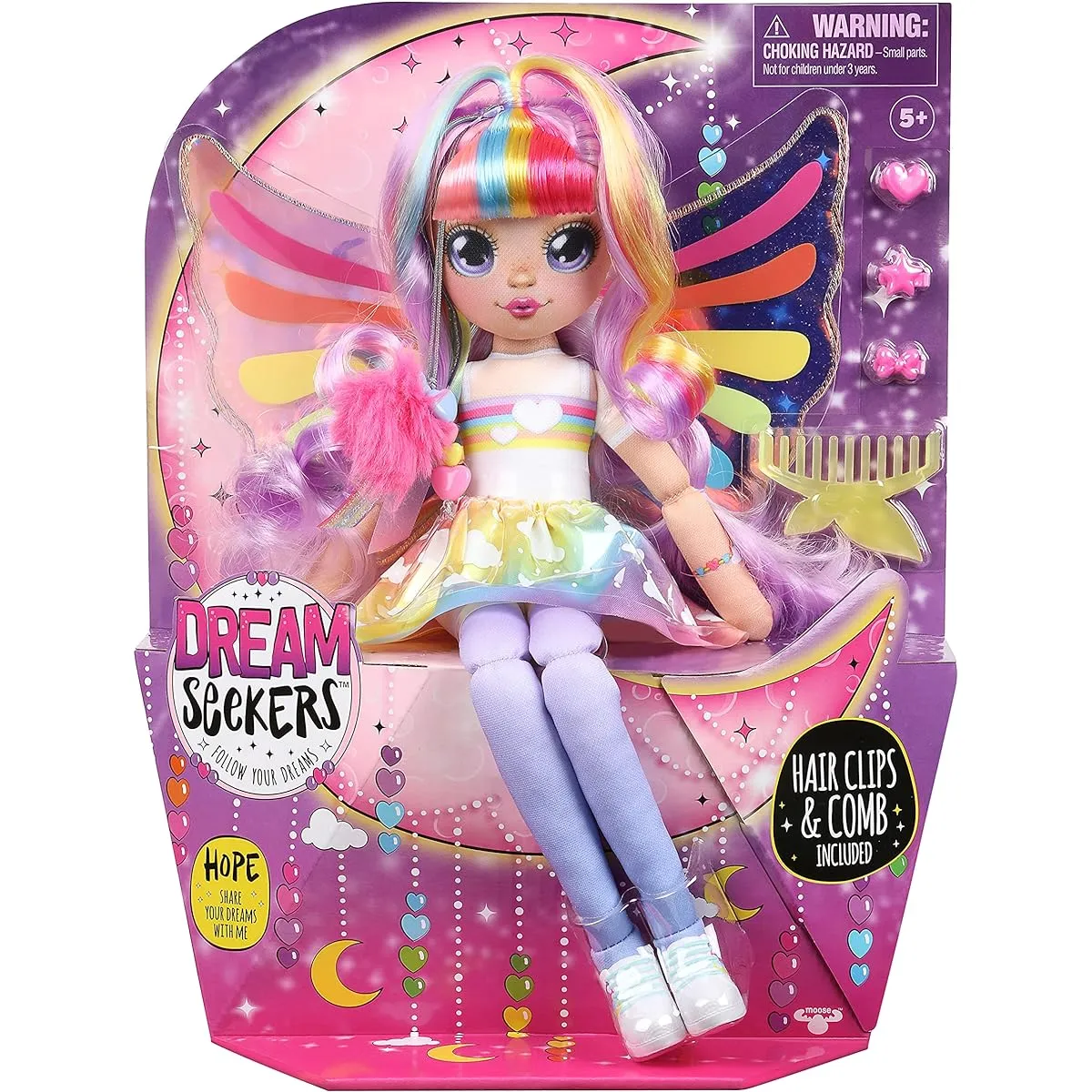Dream Seekers Doll Single Pack - 1 Toy | Magical Fairy Fashion Doll Hope, Multicolor (13813)