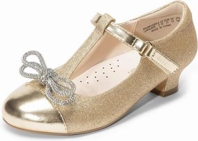 DREAM PAIRS Girls Dress Shoes Mary Jane Heel T-Strap Party Flower Wedding Princess Pumps for Little Big Kid