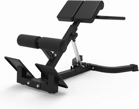 Dual Adjustable Roman Chair Back Extension Bench for Home Gym, 330lbs Weight Capacity, Adjustable Back Exercise Machine for Core Strength and Back Pain Relief