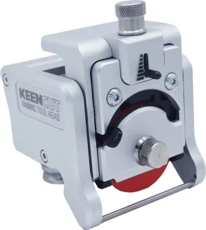 E3T-FAB QuikSwap Fabric Tool Head for Evolution3 Cutters; Spring-Loaded Cutting Wheel with Adjustable Pressure; Ideal for Cutting Fabric, Paper, Film, Vinyl, Banners, And Delicate Materials