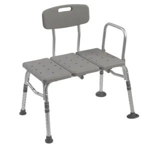 EA/1 Plastic Tub Transfer Bench with Adjustable Backrest