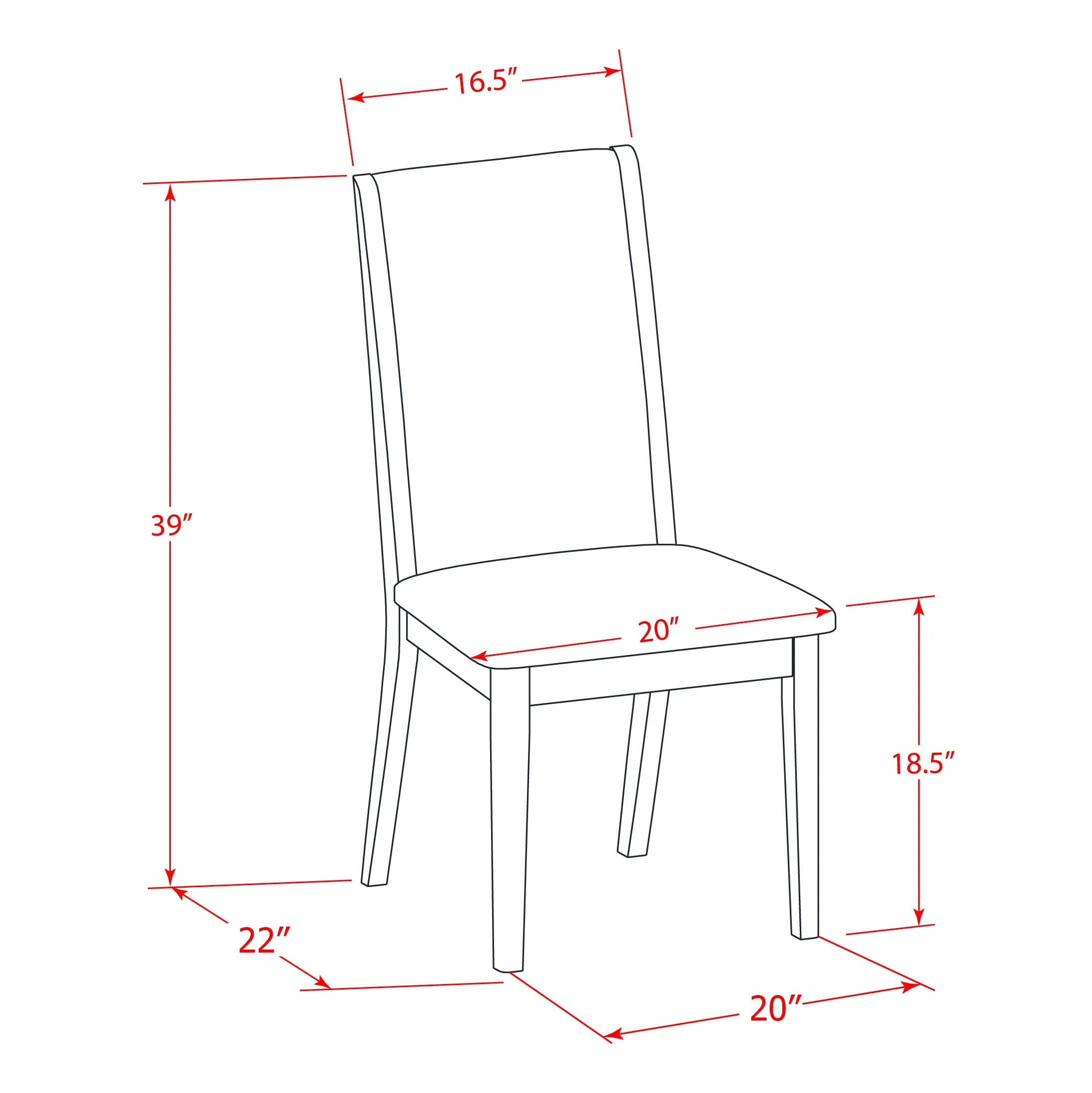 East West Furniture MZLA3-MAH-04 3 Piece Dinette Set for Small Spaces Contains a Rectangle Dining Table with Dropleaf and 2 Light Tan Linen Fabric Parson Chairs, 36x54 Inch, Mahogany